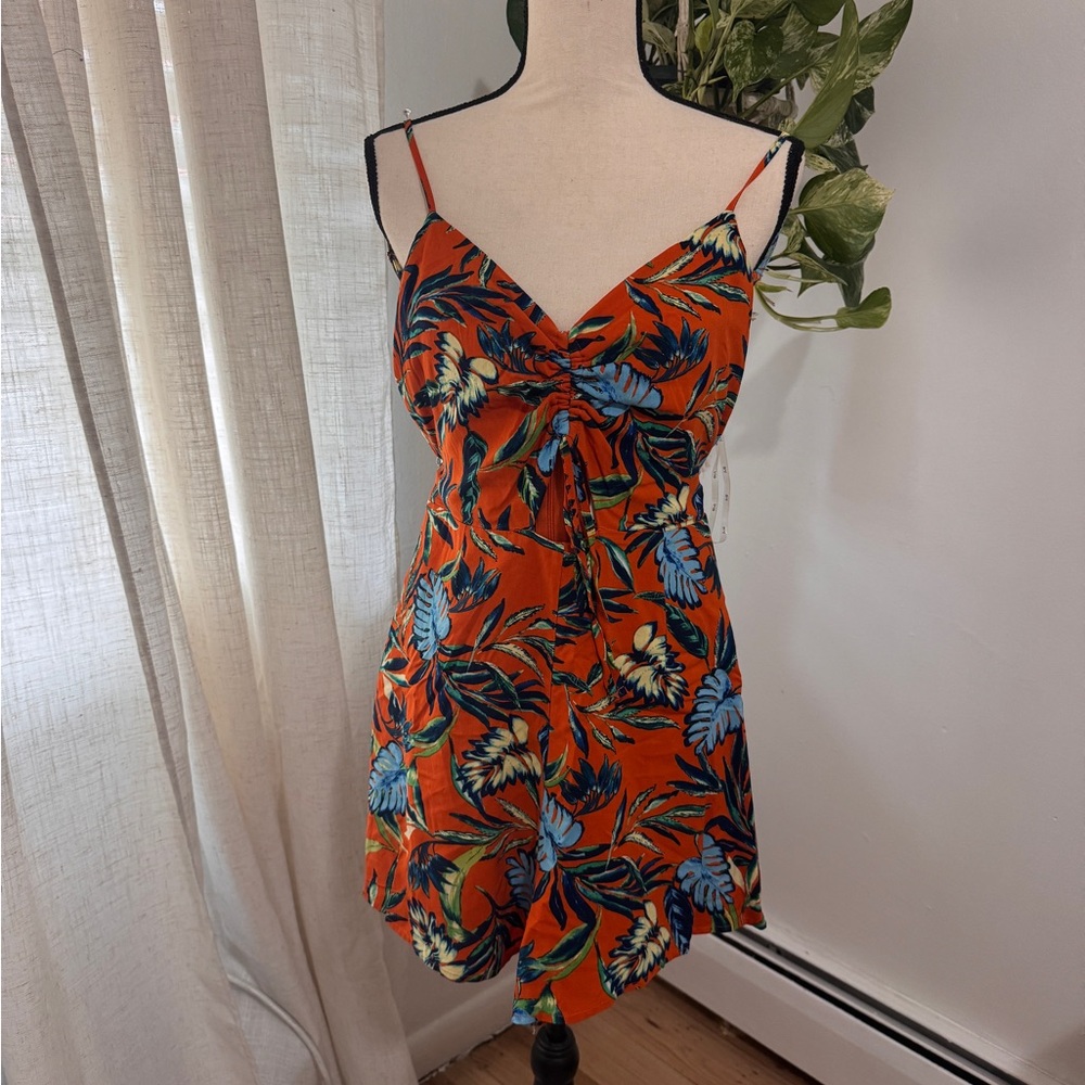 Orange Tropical Jumper